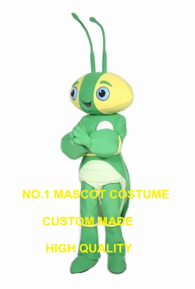 

green ant insect mascot costume for adult wholesale cartoon ant theme anime cosplay costumes carnival fancy dress 2915