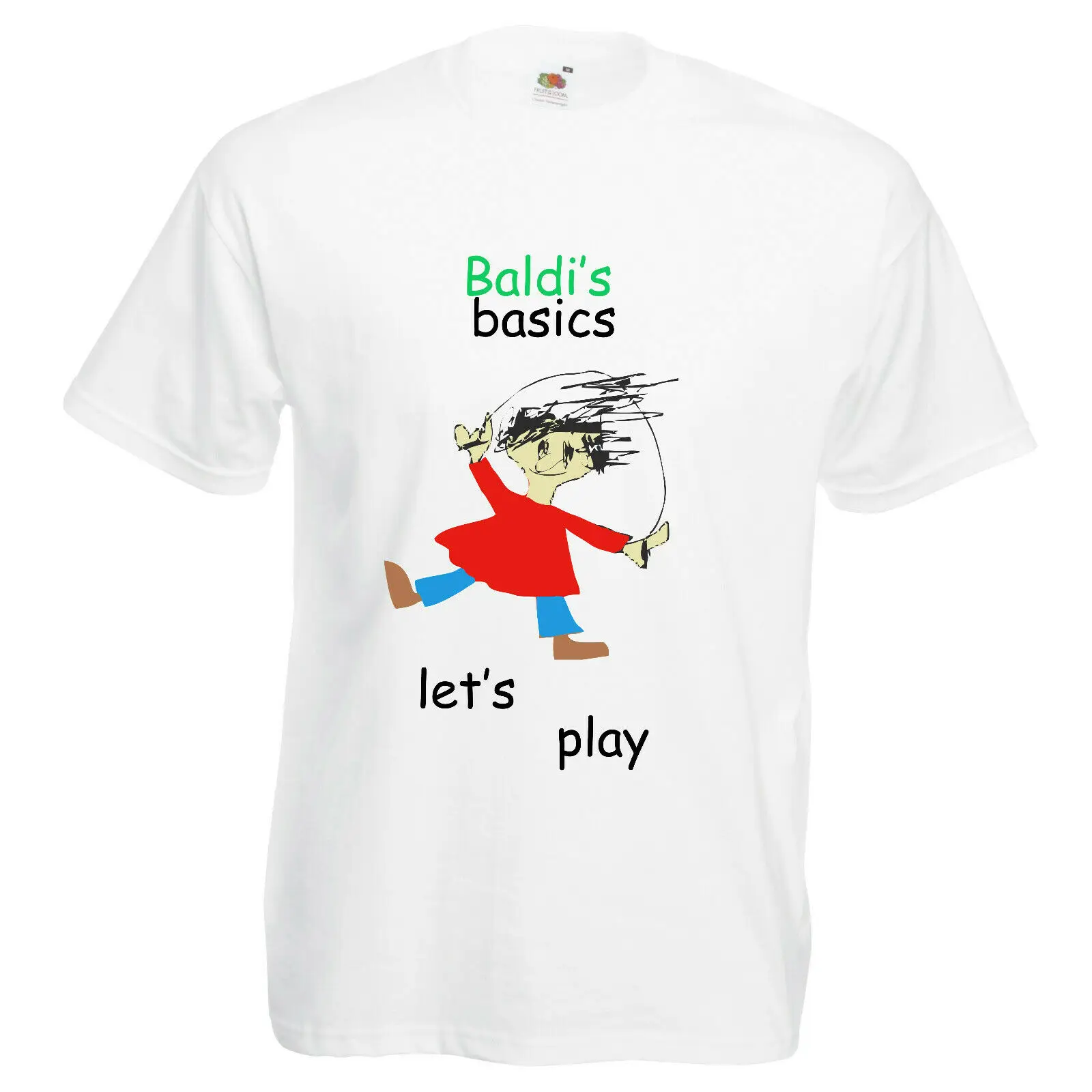 

Baldi Basic's Let's Play Printed T-Shirt Funny Gaming