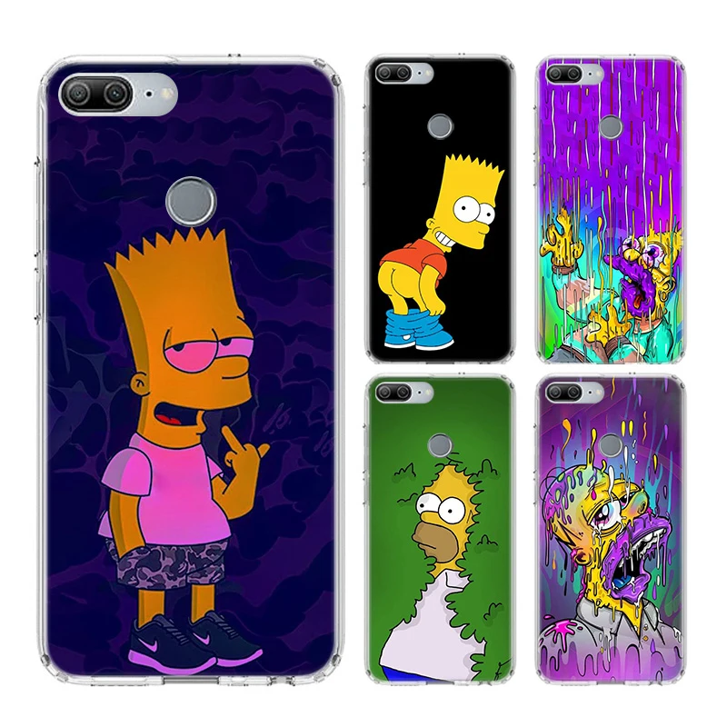 Силиконовый чехол Homer J. Simpson для Huawei Honor 20 Pro 10 9 lite 8X 8A 20i 8C 8S V20 Y5 Y6 Y7 Y9 2019 |