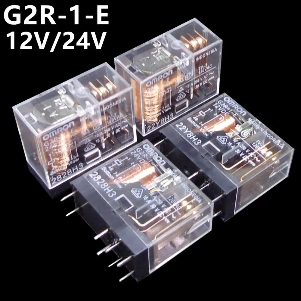 5pcs New G2R-1-E 24VDC 16A 24V G2R-1-E-24VDC OMRON POWER RELAY 