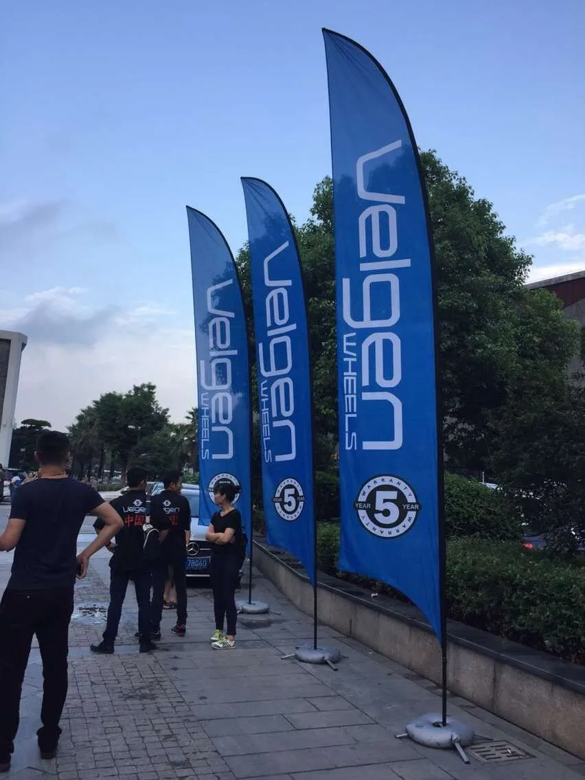 

free shipping for 5.6m beach flag custom fabric flying banner whit pole and base