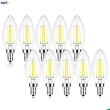 IWHD 4 Вт E14 Bombilla Винтаж лампа светодиодный Лампа накаливания Эдисона подвесной светильник в стиле ретро ампулы промышленные украшения