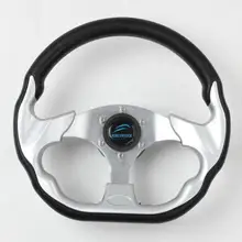 310 мм алюминиевый сплав D Форма морской лодки рулевое колесо 3/4 'ключ способ конический для каноэ каяк рыбалка лодка Замена Acccessory