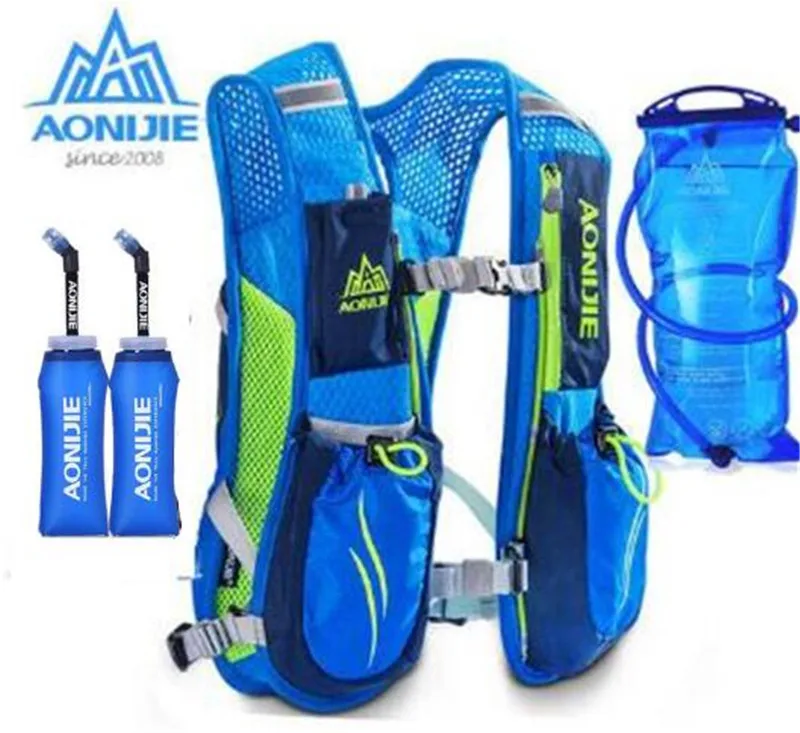 

AONIJIE 5.5L Running Hydration Outdoor Running Bags Hiking Backpack Vest Marathon Cross Country Cycling Backpack