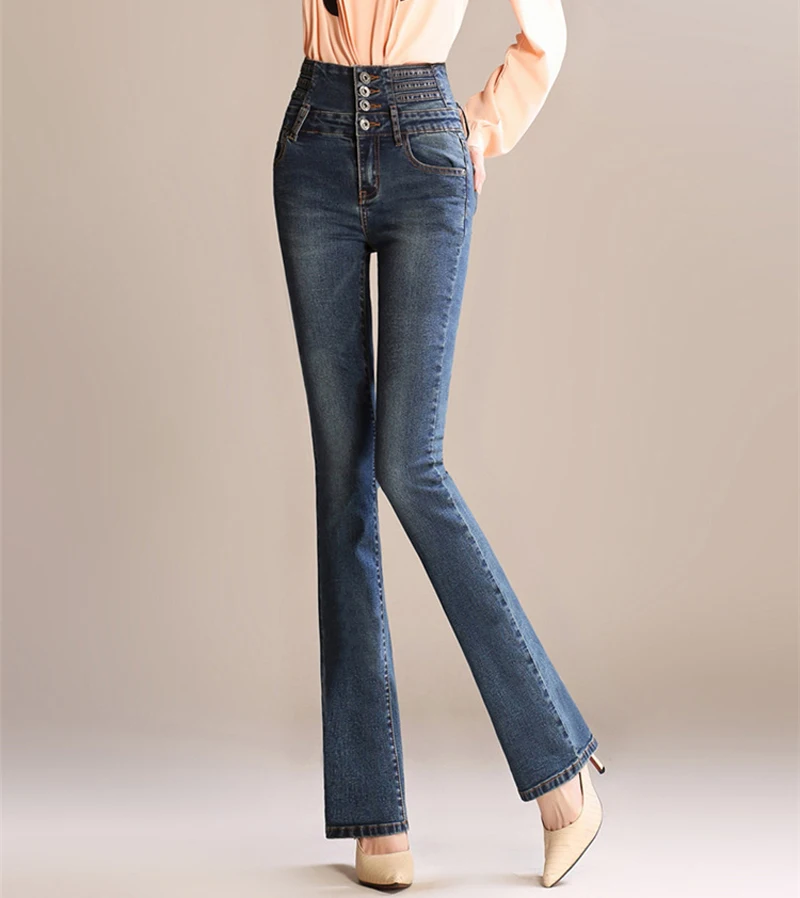 mulher branco azul denim jeans com cintura