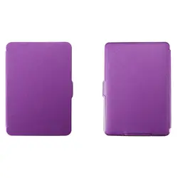 MOOL магнитная PU кожаный чехол slim для Amazon Kindle Paperwhite (крест-накрест, фиолетовый)