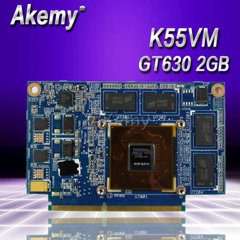 

Akemy For Asus K55VM Graphic Card GeForce GT630M N13P-GL-A1 2GB Video card Fit A55V K55VM K55VJ K55V Laptop video card 100% Test
