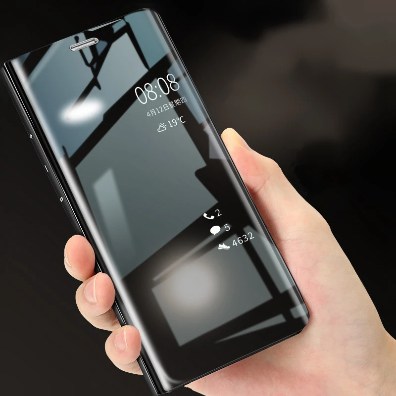 

For Huawei P20 Case Huawei P20 Lite Cover On For Huawei P20 Pro Case P20 Lite Pro Platting Mirror Leather Flip Case