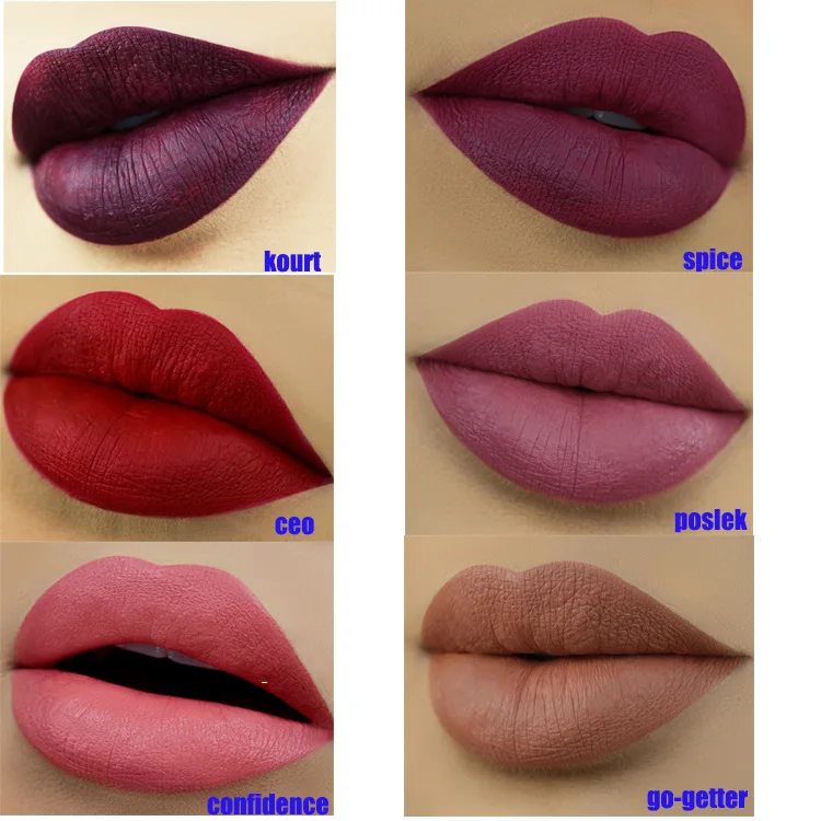 

FaRRES Brand Matte Lip Gloss Makeup Long-lasting Waterproof Velvet Liquid Lipstick Beauty Lip Care Tools Free Shipping