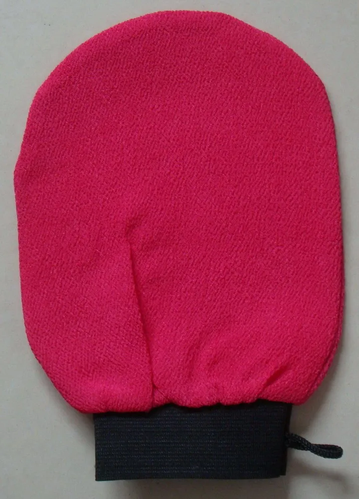 

Free shipping 1pcs/lot rose morocco hammam scrub mitt,magic peeling glove,exfoliating bath glove tan removal mitt