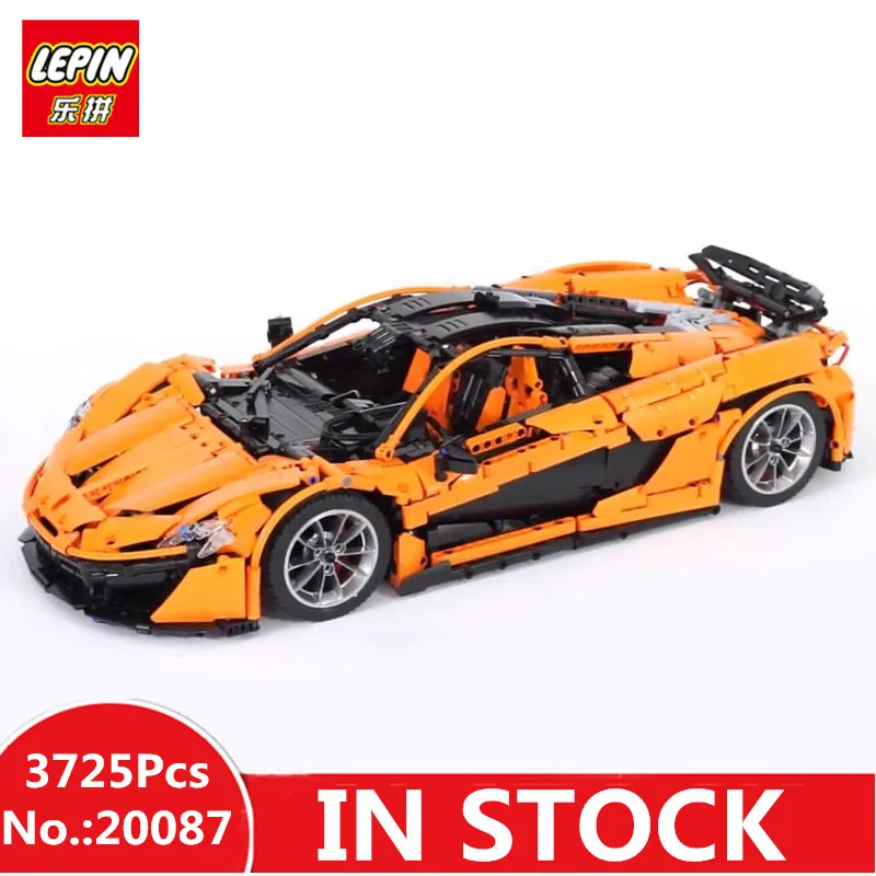 

DHL Lepin 20087 Technic Car The MOC-16915 Orange Super Racing Car Set Building Blocks Bricks Legoing Toy Model as Christmas Gift