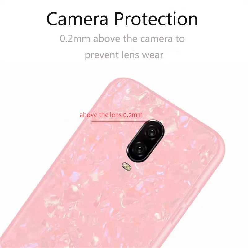 Для Oneplus 6 T Oneplus6T чехлы на один плюс чехол задняя крышка Жесткий закаленное стекло