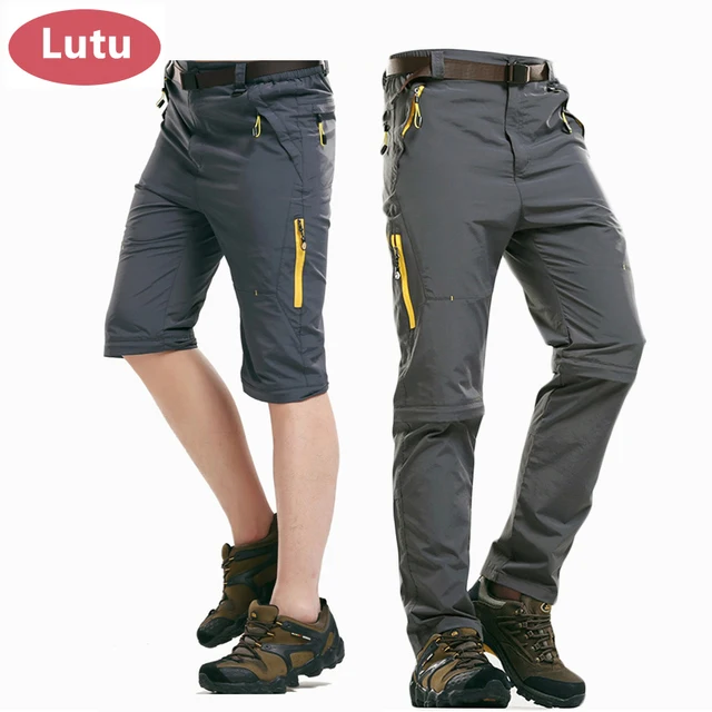 LUTU Quick Dry hiking Pants Men Breathable Outdoor Sports