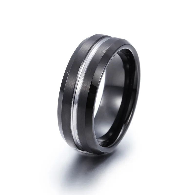 Tungsten steel men and women ring Europe and the United States ring