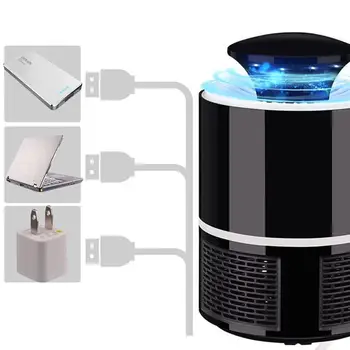 

2 Style USB Radiationless Electric Mosquito Killer Lamp Trap Photocatalysis Household Mute UV Night Light Lamp Anti Mosquito Bug