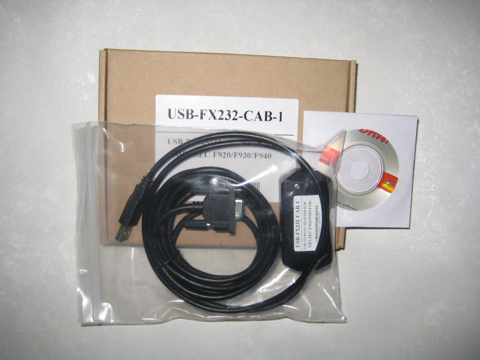USB FX232 CAB 1 Programming Cable for Mitsubishi HMI F940/F930/F920for