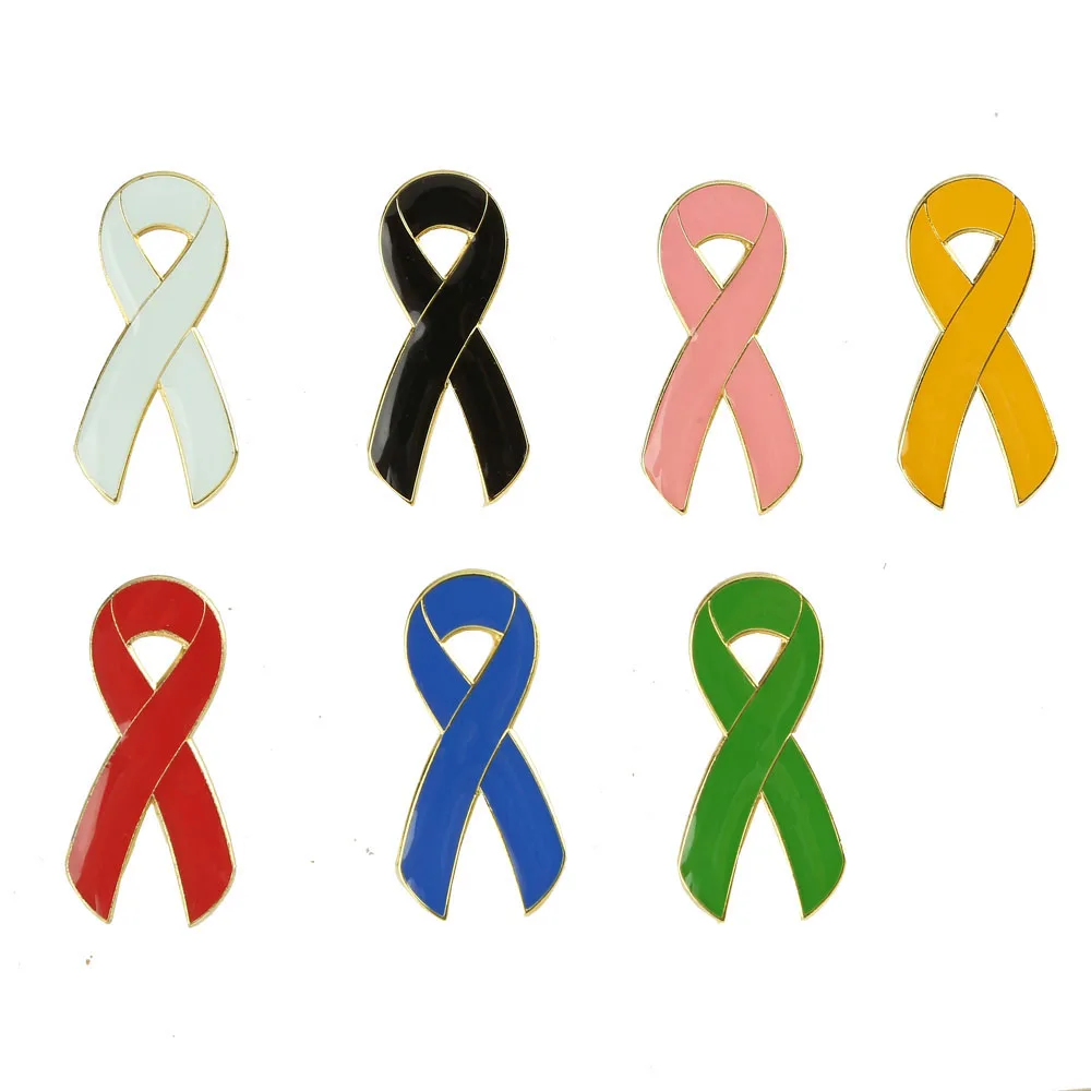 

Ribbon Breast Cancer Awareness Lapel Pin Aids Badge Pin 1PC