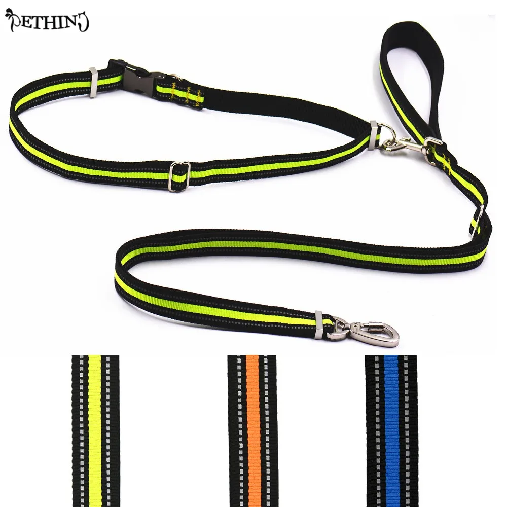 2015 new retractable dog leash strong hands free dog leash multiple use