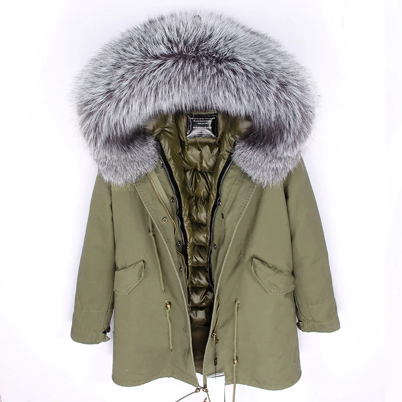FURTJY 2018 Winter Jacket Women Real Fur Coat Long Parka Natural Raccoon Fur Collar Duck Down Coat Thick Warm Streetwear FURTJY 2018 Winter Jacket Women Real Fur Coat Long Parka Natural Raccoon Fur Collar Duck Down Coat Thick Warm Streetwear