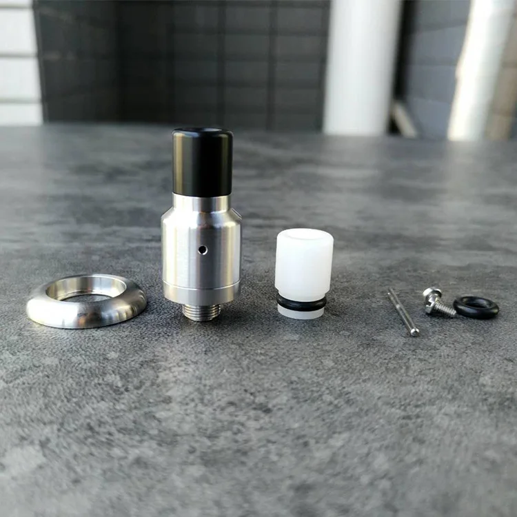 

5PCS/lot YFTK Speed Revolution 14mm Mini Style Rebuildable Dripping Atomizer With BF Pin Silver 316SS Tank For BF Squonk Mod