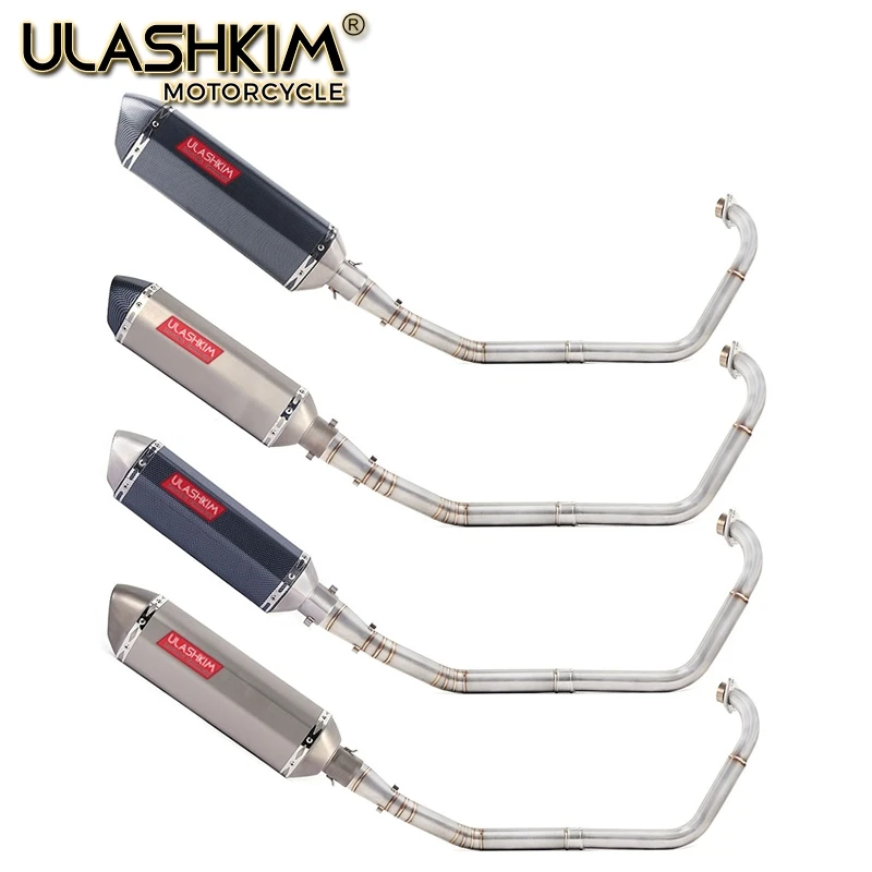 

Motorcycle Full Exhaust Escape System Modifed Middle Link Pipe Slip On For yamaha YZF-R15 R5 MT-15 MT 15 125 2008-2017