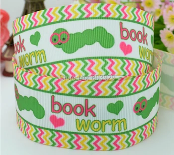 

(50yards/lot ) 1-1/2"(38mm) Book Worn Printed Grosgrain Ribbon