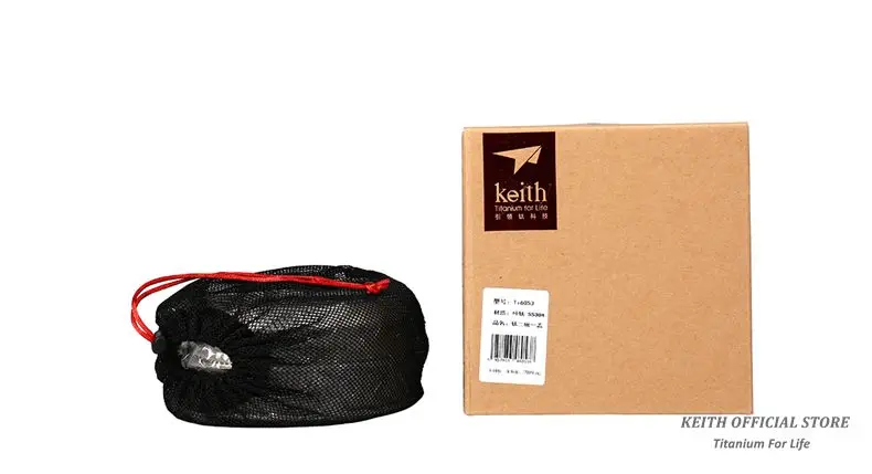 Tigelas com Alça Pote de Titânio Utensílios de Cozinha Keith Titanium Panelas Conjunto Dobrável Cozinhar Conjuntos Acampamento Caminhadas Piquenique Ti6053 3 Pçs 12 de titânio acampamento caminhadas piquenique utensílios de cozinha ti6053