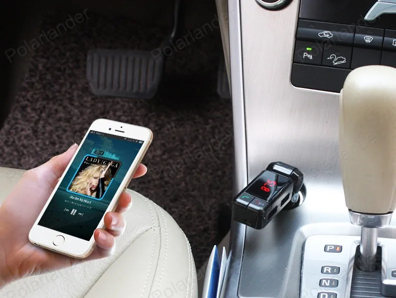 FM передатчик Bluetooth car mp3 плеер Автомобильный usb-адаптер автомобильный bluetooth-комплект громкой связи приемник kit