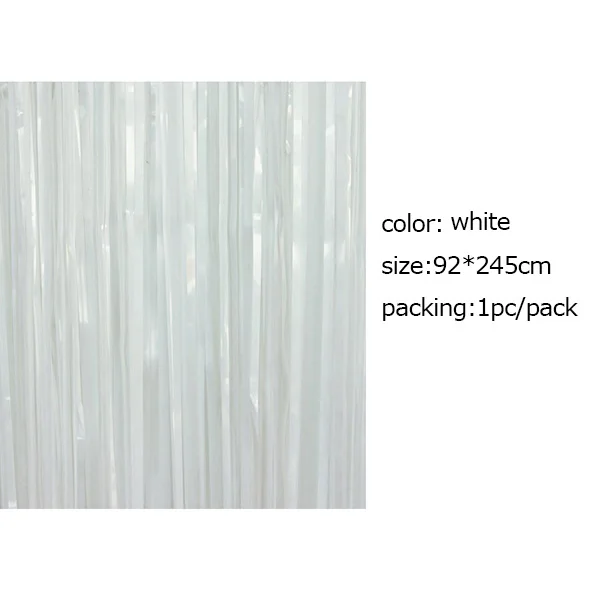 Door Curtains-7 1 шт. металлическая бахрома Блестки из фольги юбка для стола для лета Luau кактус джунгли Вечеринка День рождения Юбилей украшение стола - Цвет: Door Curtains-7