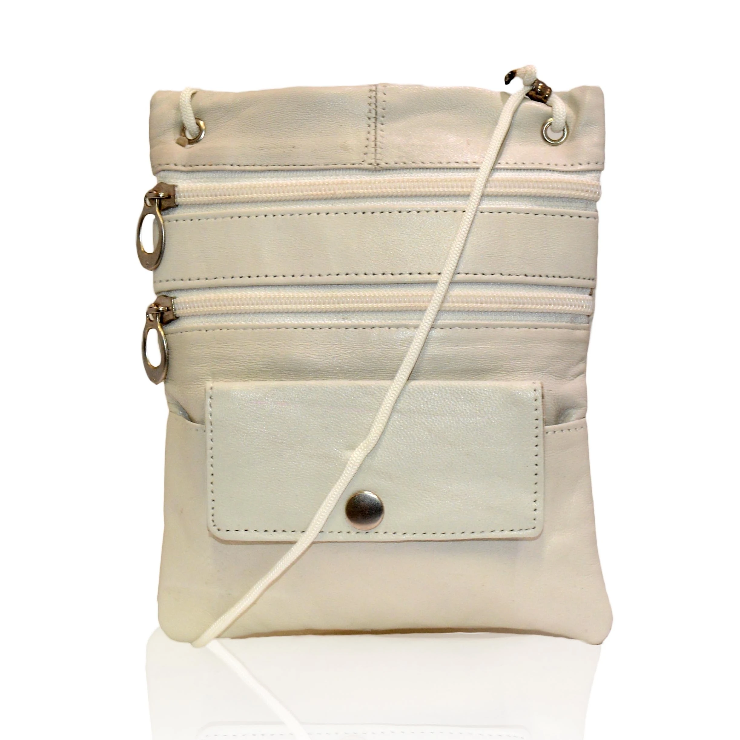 Handcrafted Leather Crossbody Purse Bag (4)