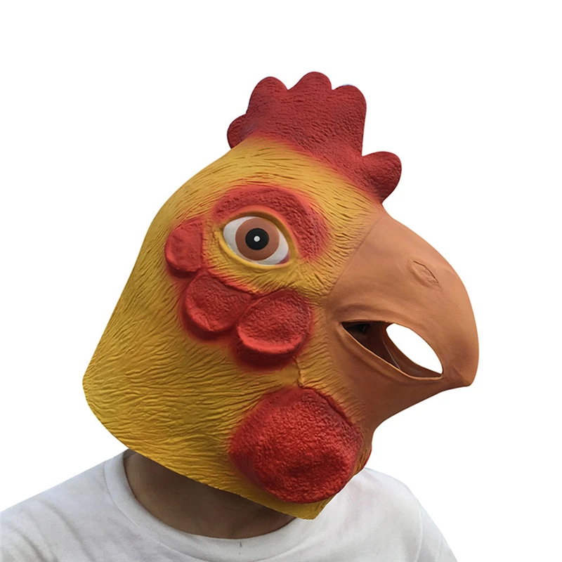 2017 Good Quality Novelty Chicken Head Costume Masks Halloween Party ...