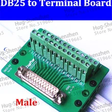 DB25 к Клеммная пластина DR25 мужской Клеммная коммутационная плата 180 градусов оптом