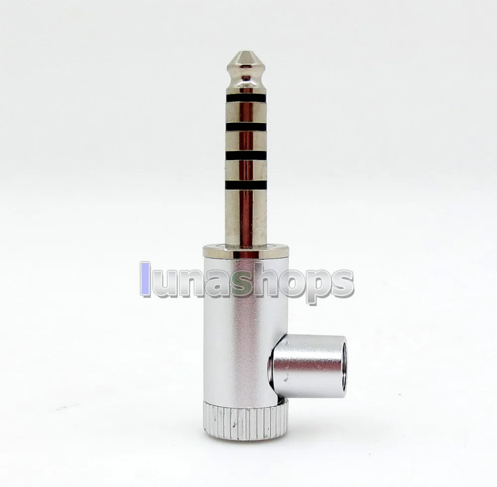 LN005981 2pcs L Shape 4 4mm Headphone Earphone Adapter For Sony PHA 2A TA ZH1ES NW WM1Z NW WM1A AMP Player