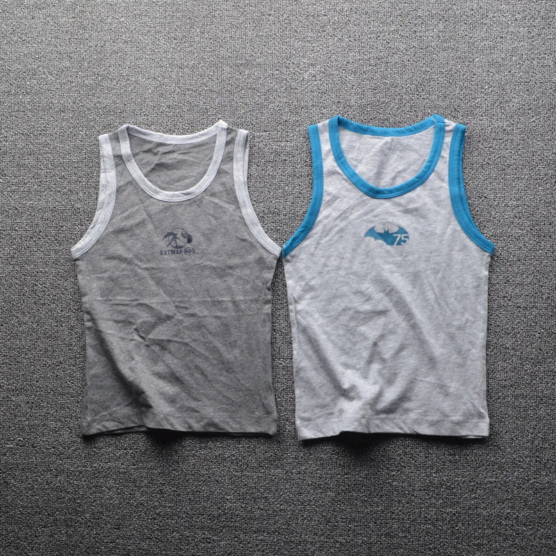 2017 Brand Batman Boys Tanks Children Underwear Batman Designer Toddler