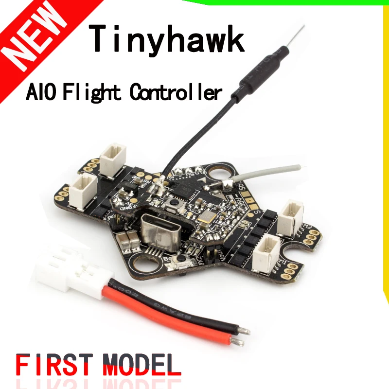 

New Emax Tinyhawk Indoor AIO Flight Controller/VTX/Receiver F4 4in1 3A for RC FPV Racing Drone Models Spare Part DIY Accs