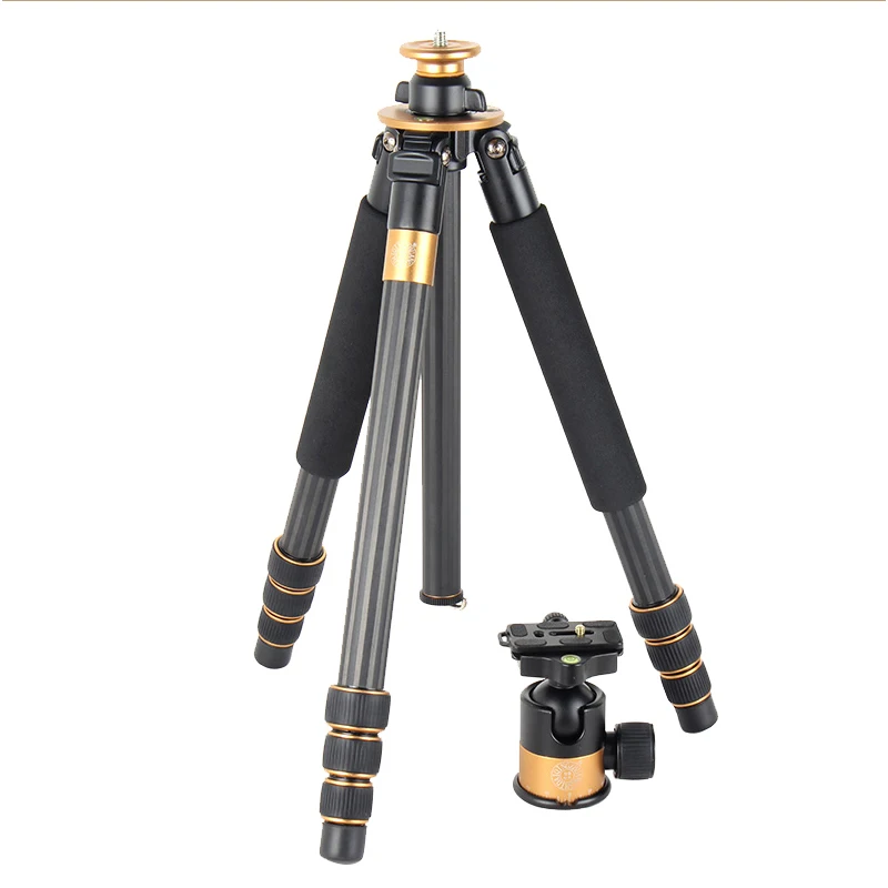 QZSD Q1000C Carbon Fiber Professional Tripods For Photography Big