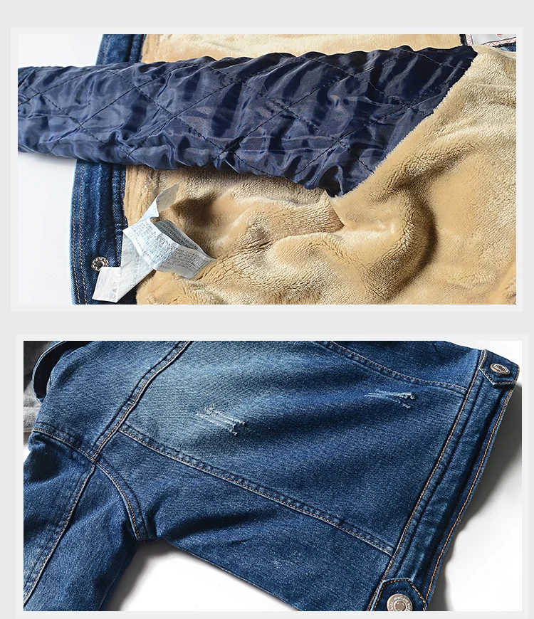 Anlencool/Вельветовая джинсовая куртка для мальчиков; Новинка года; зимняя детская одежда; плотная зимняя одежда для маленьких детей; детская куртка