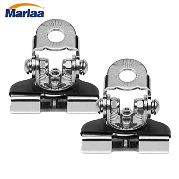 

Marlaa 2pcs 304 Stainless Steel Pillar Hood Mount Bracket Clamp Holder for Offroad Light LED Work Lights Bar DRL