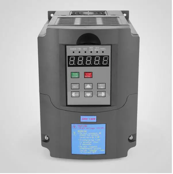 

1.5KW 2HP 7A 220VAC SINGLE PHASE VARIABLE FREQUENCY DRIVE INVERTER VSD VFD US