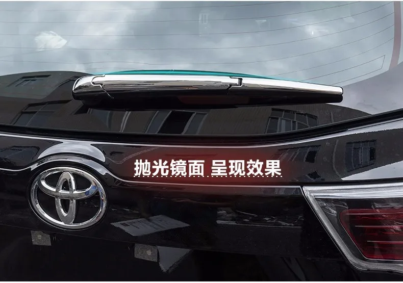 Подходит для Toyota Highlander ABS хромированное покрытия, для заднего стекла крышка стеклоочистителя задние Дворники для лобового стекла автомобиля-Стайлинг автомобиля аксессуары