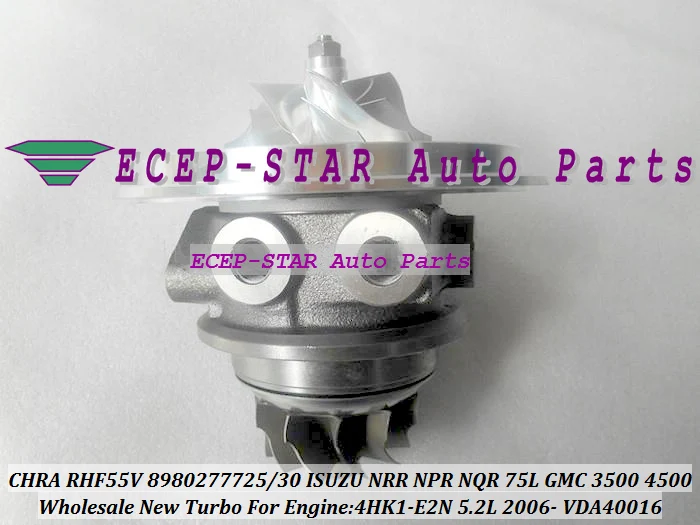 Turbo Cartridge CHRA Core HF55V 8980277725 8980277730 For ISUZU NRR NPR NQR 75L 06- For GMC Various 3500 4500 W-Series 5.2L 4HK1-E2N (6)