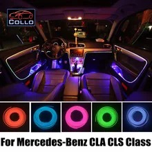 9 М Набор EL Провода/Для Мерседес Для Benz CLS CLA класс W219 W218 C117/Автомобиль Романтическая Атмосфера Лампа/Консоли Декоративные газа