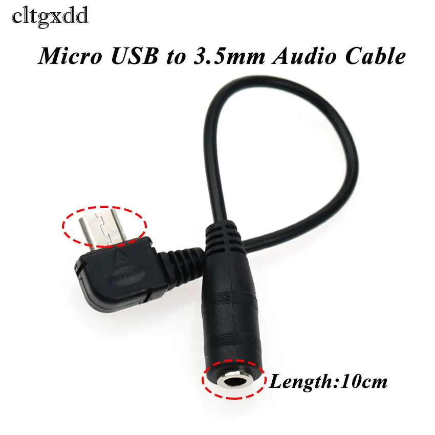Cltgxdd Micro USB разъем для 3 5 мм наушников гарнитура наушники адаптер аудио кабель Шнур