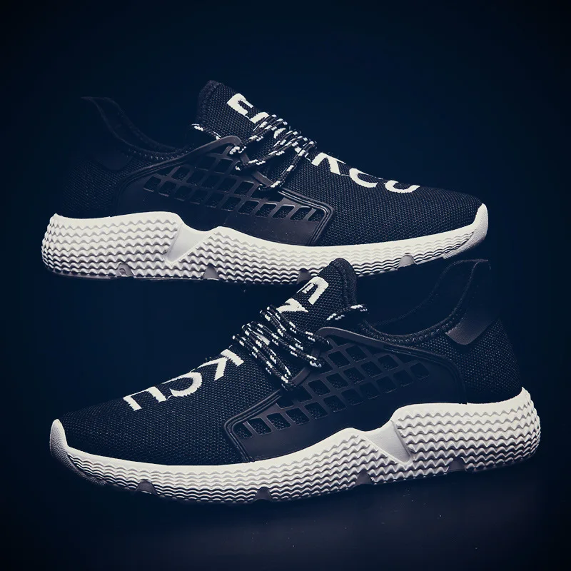 

2019 New Fashion Men Shoes Casual Weaving Fly Mesh Breathable Light Soft Mens Shoe Male Trainers Adulto Sneakers 4 Shoes Style