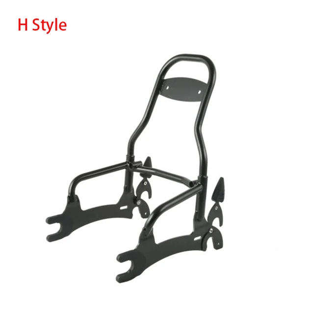 Motorcycle 12" Backrest Sissy Bar With Pad Luggage Rack For Indian