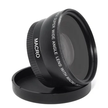 

1set 58MM 0.45x Wide Angle Macro Lens With 67MM UV Filter Thread High Resolution Wide Angle Built-in Detachable Macro Conversion