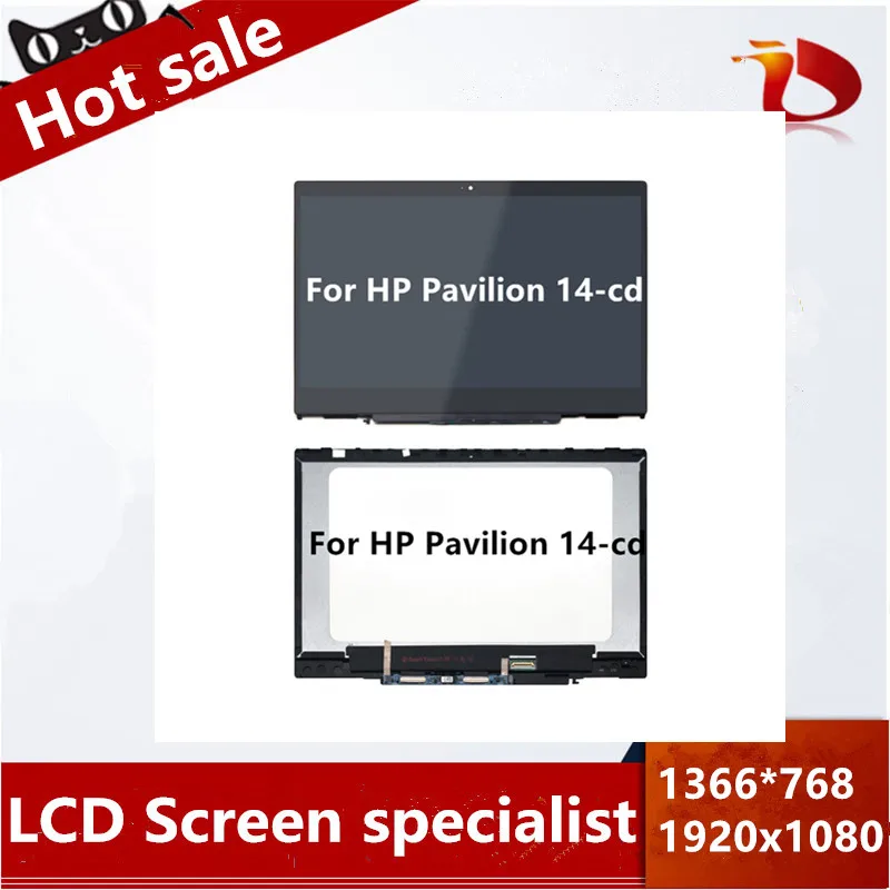 

IPS LCD Display Touchscreen Glass Digitizer Assembly For HP Pavilion 14-cd0006la 14-cd0009la 14-cd1217la 14-cd0011la 14-cd0001la
