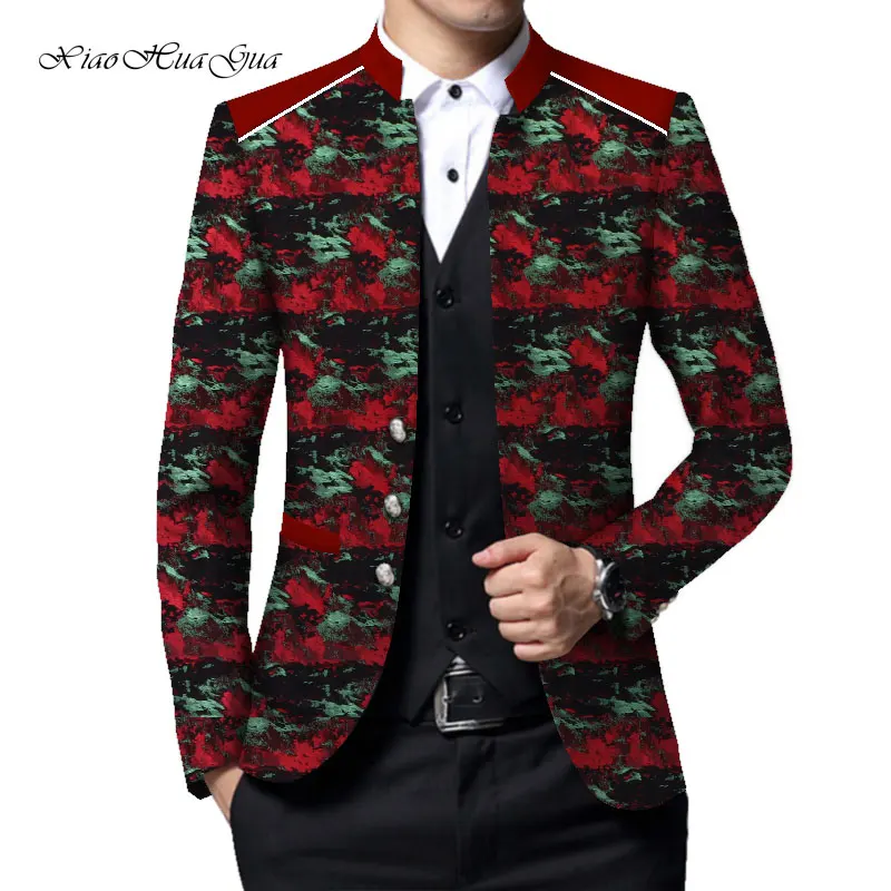 

Smart Causal Customized Men Fancy Suit Jackets Formal Suits Tops Coat Business Dashiki Party Wedding African Men Clothes WYN633