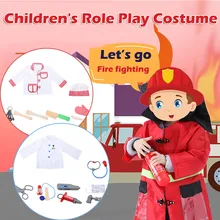 Детская ролевая игра с рисунком «пожарный доктор Плита вид костюм набор для ролевых игр ролевые игры игрушка в подарок для детей T6
