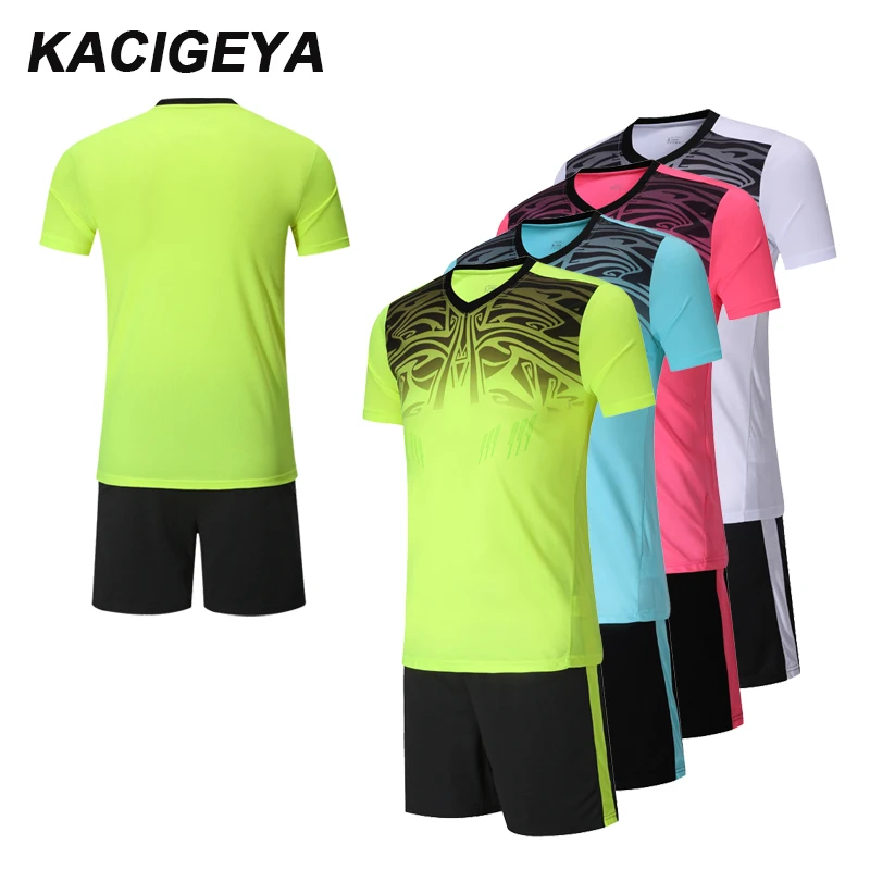 

Sport Homme Sets Summer Quick Dry Running Fitness Short Sleeve+Shorts Basketball Workout Jogging Gym Football Shirt Suits 2018
